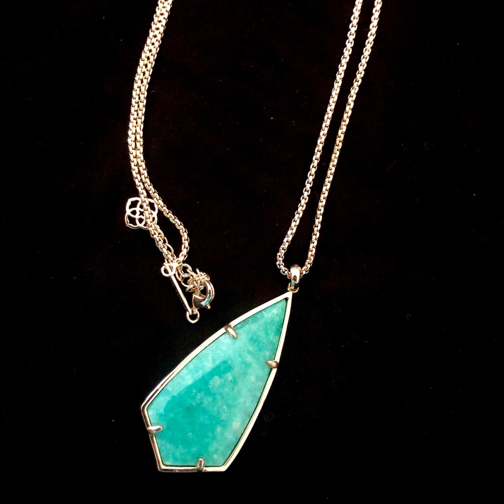 Kendra Scott Gold/Turquoise Necklace